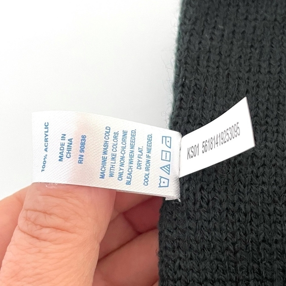 NWOT Double Layer Acrylic Men’s Scarf - Picture 4 of 4